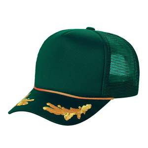 Cappello da camionista Stm in rete traspirante, regolabile, unisex, per adulti, primavera/estate, con visiera ricamata, a 6 pannelli. - Product Image 1