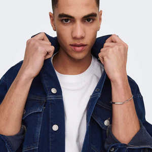 Venta caliente chaqueta de mezclilla de ajuste clásico para hombre 100% algodón duradero cómodo para uso diario para aventuras al aire libre casuales de invierno - Product Image 5