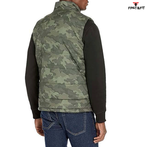 Gilets matelassés à logo personnalisé, réversibles, imperméables, respirants, pour l'hiver, nouvelle mode, veste sans manches formelle, 100% - Product Image 4