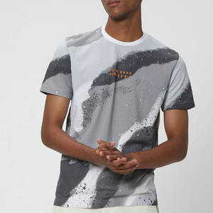 Personalizar el color y el tamaño de calidad superior de los hombres de pantalla impresa camiseta mejor ropa de verano nuevo artículo Top hombres pantalla impresa camiseta - Product Image 1