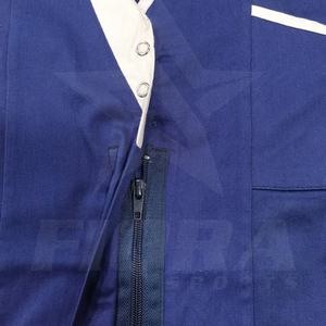 Vente en gros OEM Haut à récurer unisexe extensible à col en V Uniforme médical à 3 poches à manches courtes pour les médecins et les infirmières à l'hôpital - Product Image 5