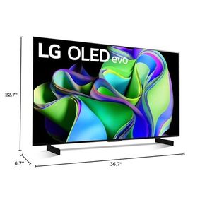 Paquete de TV OLED 4K Inteligente de 42 Pulgadas que Incluye Cable y Paquete de Protección - Product Image 1