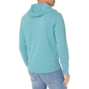 Sweat-shirt à capuche zippé de haute qualité unisexe Sweat-shirt d'hiver épais pour hommes Streetwear uni Vente en gros OEM PayPal Vérifié - Product Image 4