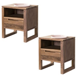 Vente chaude tables de chevet en bois naturel buffet et armoire de chevet pour meubles de chambre personnaliser produit - Product Image 2
