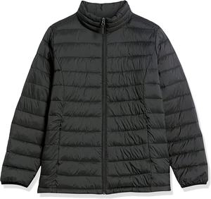 Chaqueta acolchada ligera de manga larga para mujer, resistente al agua y transpirable, decoración bordada con logotipo personalizado - Product Image 1