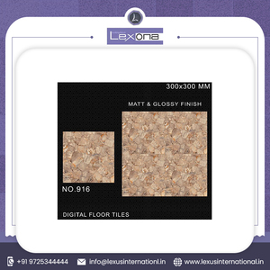 Taille personnalisée 30x30cm Matériaux Carreaux de sol en céramique à bas prix Carreaux émaillés classiques modernes pour hôtels - Product Image 3