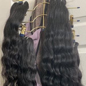ผมหยักศกธรรมชาติอินเดียตอนใต้จัดเรียงตามหนังอินเดีย10- 40นิ้ว - Product Image 1