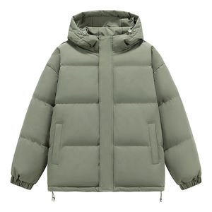Venta al por mayor Puffer chaqueta de hombre logotipo personalizado OEM impreso personalizado chaqueta de invierno para los hombres burbuja Puffer chaqueta con bolsillos 2025 - Product Image 1