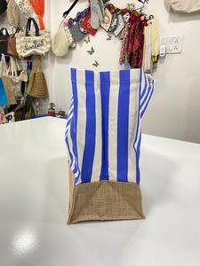 Sacs fourre-tout en toile de coton écologique imprimés sur mesure en gros Sacs promotionnels de plage en jute pour les courses - Product Image 3