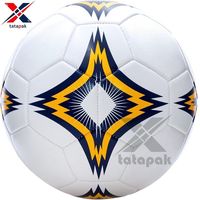 Balón de Fútbol PU Profesional de Alta Calidad Hecho en Pakistán 2026, Blanco y Rojo, Talla 5, Resistente al Agua, para Deportes al Aire Libre, Superventas