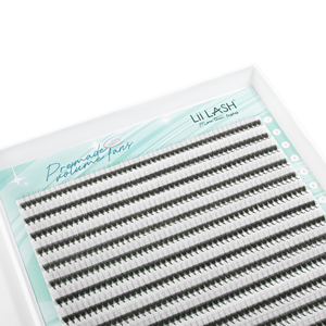 Cils en éventail pré-faits, marque privée, cils à tige courte pré-faits, 0,03 0,05 0,07 longueur mixte, cils de vison en gros - Product Image 4