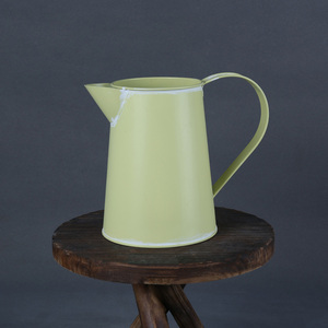 เหยือกชุบสังกะสีสำหรับตกแต่งบ้านในฟาร์มกระถางต้นไม้ทำจากโลหะสำหรับตกแต่งบ้านระเบียงลานบ้าน - Product Image 4