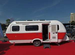 Remolque de Campamento Ligero, Moderno, Expandible y Multifuncional, Tipo Lágrima, 4x4, Mini Caravana Todoterreno, Plegable, de Aluminio, para 4 Personas - Product Image 2