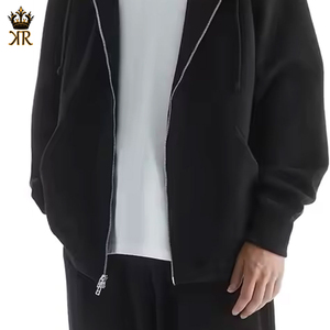เสื้อฮู้ดดี้ผู้ชายแบบยูนิเซ็กซ์สำหรับฤดูหนาว ผ้าฝ้าย 100% แบบซิป ทรงปกติ พร้อมโลโก้แบบกำหนดเองและดีไซน์กันน้ำ - Product Image 6
