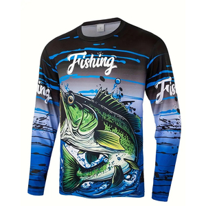 Pakistán No.1 camisa de pesca de manga larga de camuflaje transpirable hecha por la industria para hombres patrón sólido Invierno bajo MOQ al por mayor - Product Image 1