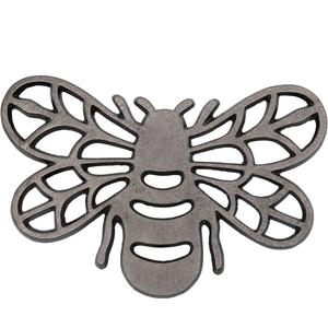 New Modern Bee Shaped Aluminum <b>Trivet</b> Nature Inspired Heat Resistant Perforated Stylish Table Accent Best Selling Kitchen Decors - Product Image 1