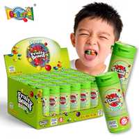 Groothandel Private Label Op Maat Gemaakte 30g Inner Sour Skittle-s Type Kauwgom Snoep Fruit Smaak Chinese Fabrikant Bulk Halal Snoepgoed