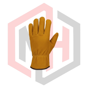 Gants en cuir marron, entièrement lisses, MH EXPORT IMPORT, stériles, résistants aux déchirures, respirants, sans silicone, sans poudre - Product Image 2
