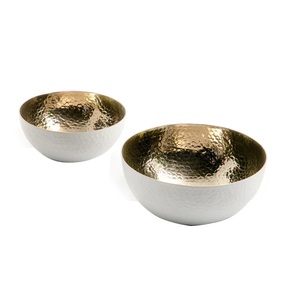 Handcrafted Heart-Shaped Metal Bowl for Table <b>Top</b> Decor <b>Shiny</b> Finish Fruit Salad Server and Food Storage for Weddings - Product Image 2