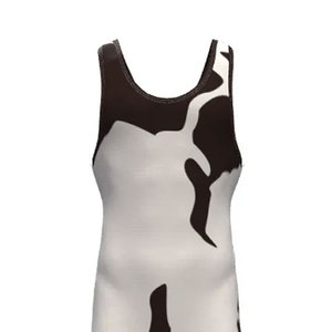เสื้อกล้ามมวยปล้ำผ้านิ่มผ้ายืดสูงสำหรับผู้ใหญ่สวมใส่สบาย - Product Image 4