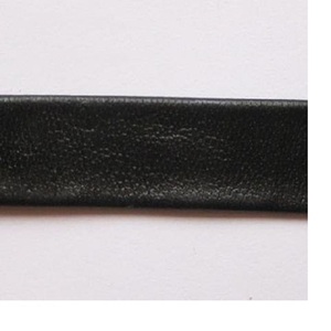 Cordon en cuir véritable pour bricolage de style vintage fait à la main, composants de bijoux à sangle plate solide, matériel de chaîne de style rétro unique - Product Image 1