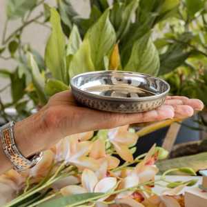 Assiettes Traditionnelles Chinoises en Laiton et Acier pour Riz, Vaisselle de Service pour Restaurants et Hôtels, Assiettes à Fruits et Steaks - Product Image 2