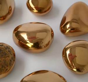 Iron <b>Metal</b> Eco-Friendly Multifunctional Vintage Design Paper <b>Weight</b> with Gold Finish for Home Tabletop Decor - Product Image 1