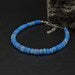Tanzanite Opal Beaded <b>Bracelet</b> Bohemia Trendy Brass <b>Bangles</b> 4-5mm Ball-shaped Rhodium Plated with Number Gift for Her - Product Image 4