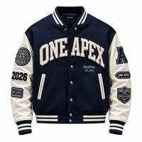 Vêtements de sport ONEAPEX OSW-1006 Veste en toile de laine slim fit pour homme, hiver, fermeture éclair, séchage rapide, respirante, service OEM