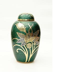 Mariposa Impreso Bronce Acabado Metal Adulto Cremación Urnas Ataúd para cenizas humanas Ecológico Durable - Product Image 5