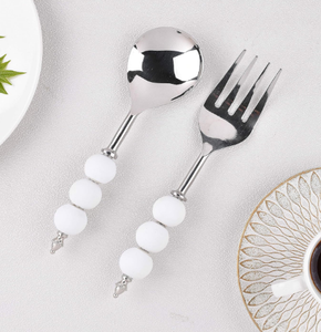 Ustensiles de cuisine ensemble de couverts en métal conception personnalisée couverts couverts en acier inoxydable vaisselle couverts - Product Image 2