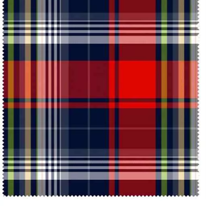 Tela Oxford a cuadros clásica hecha a mano con hilo peinado y técnicas tejidas perfectas para ropa de niñas y niños o diseño de interiores - Product Image 1