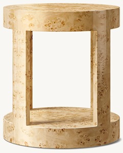 Burl Chapa de madera Mesa auxiliar Muebles para el hogar - Product Image 1