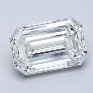 Diamant cultivé en laboratoire de coupe émeraude de haute qualité avec certification IGI pour la fabrication de bijoux en gros - Product Image 2