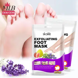 Removedor De Calos Do Pé Restaurar Cor Da Pele Esfoliação Indolor Spa Peel Esfoliante Vegan Lavanda Foot Care Peeling Mask Para Pés