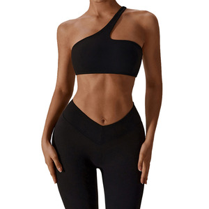 Conjunto de Yoga de 2 Piezas para Mujer, Color Sólido, Totalmente Personalizado, Transpirable, Antiarrugas, de Alta Calidad, Ecológico, Gran Venta, Precio Razonable - Product Image 2
