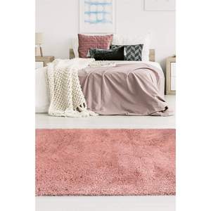 Juego de Alfombras Peludas Suaves y Lavables de Color Rosa SA-07 - Product Image 6