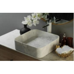 Bassin en pierre de Carrara 92 indien Design moderne éco-classique Produit durable et élégant - Product Image 1