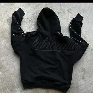 Sudadera con capucha de calidad superior con piedra del Rin y pantalones de chándal Producto más exigente 100% algodón 500gsm Producto al por mayor - Product Image 6