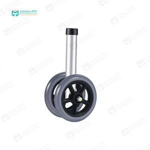 アルミ製Rフレーム折りたたみ式歩行器（シート付き、起立補助、2輪、高齢者向け医療用歩行器） - Product Image 2