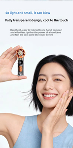 พัดลมมือถือขนาดเล็กแบบพกพา ชาร์จผ่าน USB ปรับความเร็วได้ พร้อมไฟฉาย  รับสกรีนโลโก้ตามแบบที่ต้องการ - Product Image 6