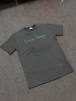 T-shirt pour homme de haute qualité 100% coton, coupe ajustée, style streetwear, broderie de logo personnalisée, impression DTF, écologique, respirant, 300g