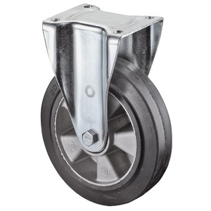 Heavy-Duty Swivel Caster Wheel 125mm 220kg Load Capacity Rubber Tread 138x110mm BS Casters - Product Image 1