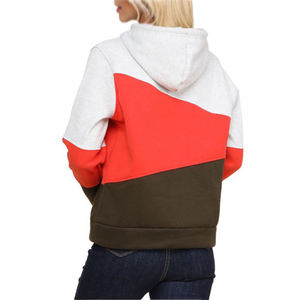 เสื้อฮู้ดดี้ผู้หญิงแบบย้อมสีไท-ได พิมพ์ลายตามสั่ง OEM พร้อมตราสัญลักษณ์และเลื่อมด้านหน้า ผลิตจากผ้าฝ้ายแคนวาสรักษ์โลก - Product Image 2