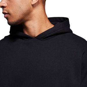 2025 Nuevo logotipo personalizado Heavyweight Oversized Men's 610 Gsm Cropped Boxy Fit Hoodie - Product Image 4