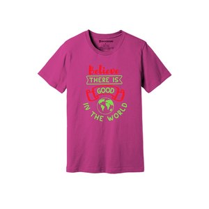 Camiseta de algodón 100% con temas de bondad, estampado de estilo informal, 12 opciones de color, 160-180, colocación de diseño personalizable GSM pesado - Product Image 4
