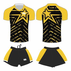 เครื่องแบบรักบี้แบบทีมชุดเครื่องแบบรักบี้ขนาดใหญ่วัสดุที่ดีที่สุด - Product Image 5