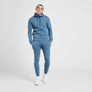 Chándal de Invierno de Dos Piezas para Hombre con Logotipo Personalizado de Alta Calidad, Ropa Deportiva de Gimnasio, Felpa, Entrenamiento, 100% Algodón, Ropa Urbana - Product Image 2