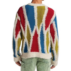 Pull en mohair à manches longues doux et chaud pour l'hiver Mode respirante Pull en maille respirant décontracté Pulls en mohair - Product Image 2