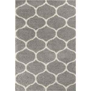 พรมขนสัตว์เทียมสีเทาโมร็อกโก Netline Home รุ่น 610-Tufted ขนาด 4 เมตร ลายคลาสสิกสำหรับห้องนั่งเล่น ห้องนอน ห้องวัยรุ่น - Product Image 1